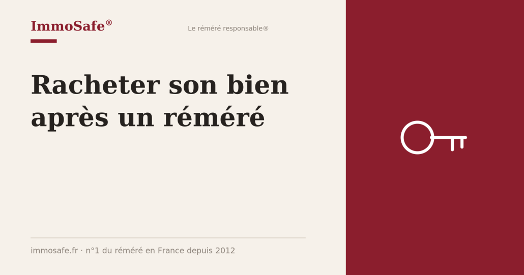 racheter son bien en réméré