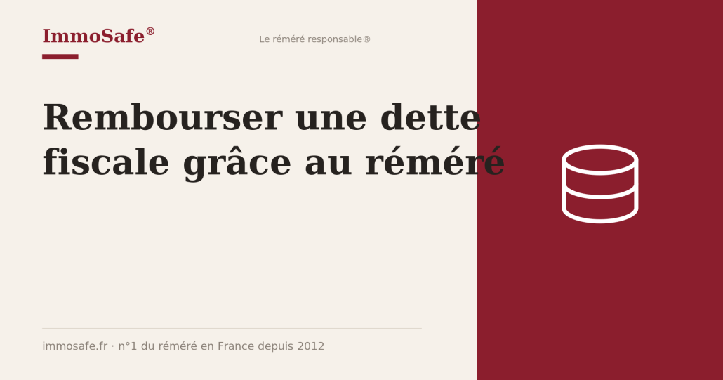 rembourser une dette fiscale
